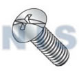 Combination Round Head Fully Threaded Machine Screw Fully Threaded Zinc