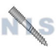 Hanger Bolt Plain Center 18 8 Stainless Steel