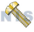 JIS B1188 Phillips Pan External Sems Fully Threaded Zinc Yellow And Bake