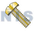 JIS B1188 Phillips Pan External Sems Fully Threaded Zinc Bake And Trivalent Yellow ROHS