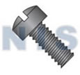 Slotted Machine Screws - Black Oxide, Steel