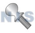 Thumb Screw With Shoulder 18-8 Stainless Steel