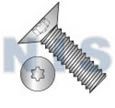Torx Flat 100 Degree Machine Screw Fully Threaded 18 8 Stainless Steel