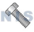 Unslotted Indented Hex Head Machine Screw Fully Threaded 18 8 Stainless Steel