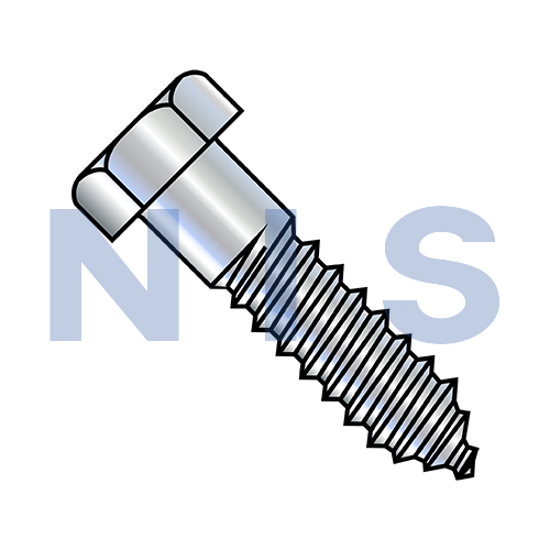 Hex Lag Screw Zinc Gimlet Point