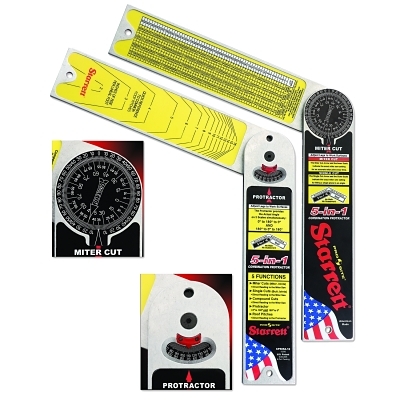 L.S. Starrett CP505A-12 Series Protractor/Miters