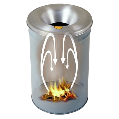 Justrite Cease-Fire® Contoured Waste Receptacles