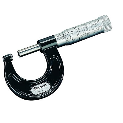 L.S. Starrett 211 Series Outside Micrometers