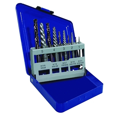 Irwin® Hanson® 10-pc Spiral Extractor and Drill Bit Combo Packs