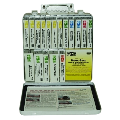 First Aid Only® 24 Unit Steel First Aid Kits