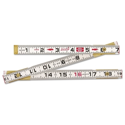 Crescent/Lufkin® Red End® Flat Reading Folding Wood Rules