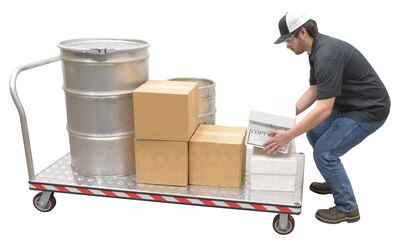 Heavy Duty Aluminum Treadplate Platform Trucks