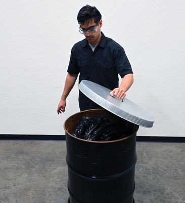 Galvanized Steel Drum Covers